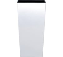 Кашпо для цветов Prosperplast URBI SQUARE белый, 2 предмета, 5 и 11.4 л DURS200-S449