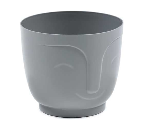 Кашпо LAMELA Sp.z o.196 ATENA d 14 см, h 12 см, 1.4 л, серый 070336 1
