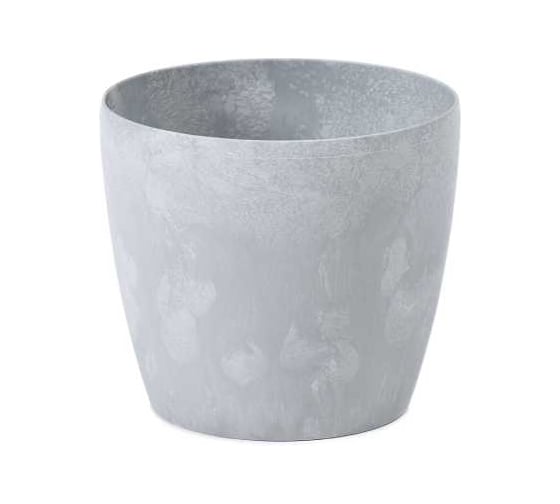 Кашпо LAMELA Sp.z o. 201 MAGNOLIA ECO recycled beton d 13.5 см, h 11.9 см, 1.32 л серый бетон 070434 1