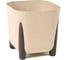 Кашпо на ножках LAMELA Sp.z o. 251 FRIDA ECO wood квадрат 36х36 см, h 32 см, 29 л песочный 070412 1