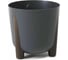 Кашпо на ножках LAMELA Sp.z o. 241 FRIDA ECO recycled квадрат 29х29 см, h 29 см, 16 л антрацит 070466 1