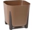 Кашпо на ножках LAMELA Sp.z o. 250 FRIDA ECO wood квадрат 29х29 см, h 29 см, 16 л натуральное дерево 070409 1