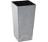 Кашпо LAMELA Sp.z o. 541 FINEZJA ECO recycled beton 35х35 см, h 68 см, серый бетон с вкладышем 070361 1