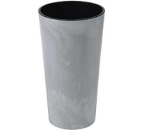 Кашпо LAMELA Sp.z o. 546 LILIA ECO recycled beton d 30 см, h 60 см, серый бетон с вкладышем 070381