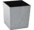 Кашпо LAMELA Sp.z o. 551 JUKA ECO recycled beton 19х19 см, h 19.5 см, серый бетон с вкладышем 070389 1