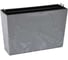 Цветник LAMELA Sp.z o. 564 WERBENA ECO recycled beton 19х56х36.5 см, серый бетон с вкладышем 070428 1