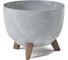 Кашпо на ножках LAMELA Sp.z o. 798 ROMA ECO recycled beton d 33, h 22 см,12.4 л серый бетон (szary beton) 070317 1