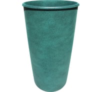 Горшок для цветов Тек-А-Тек Le cone d=28, 18.5л(10л), малахит 1100-27