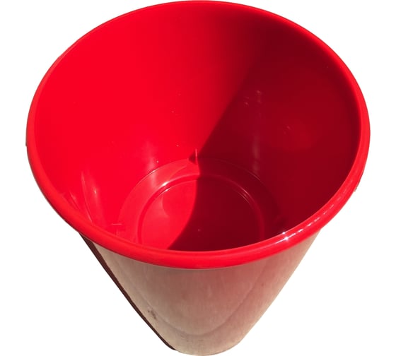 Горшок для цветов Тек-А-Тек Le cone, d=35, 41л(18л), красный 1200-5