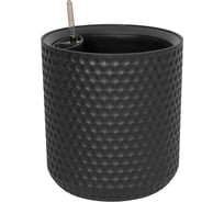 Кашпо Ola Dom  пластик KERAMA 12л антрацит d330cm d330cm h264мм 070218