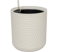 Кашпо Ola Dom  пластик KERAMA 12л БелыйCлоновая кость d330cm d330cm h264мм 070219
