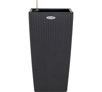 Кашпо ELLASTIK-PLAST RATTAN OLA DOM 31 литр, антрацит ЭП 258418