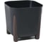 Кашпо на ножках LAMELA Sp.z o. 241 FRIDA ECO recycled квадрат 29х29 см, h 29 см, 16 л черный 070464 1