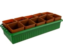 Рассадник цветной Радиан 10 стаканчиков, 400 мл 4607168310475