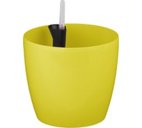 Кашпо круглое с автополивом GREEN APPLE DUO190-B d-190, бежевое Б0014324