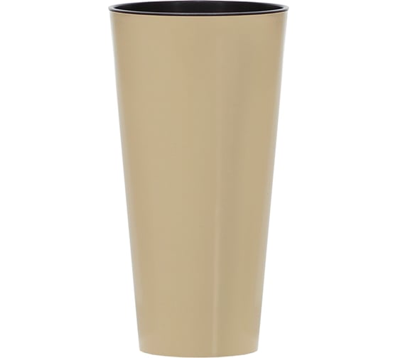Кашпо для цветов Prosperplast TUBUS SLIM SHINE кофе 2 предмета 15 и 27л DTUS300S-7502U