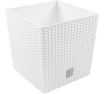 Кашпо для цветов Prosperplast RATO LOW DRTS400L-S449 белый 2 предмета 37 и 64л DRTS400L-S449