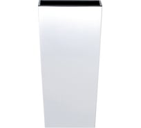 Кашпо для цветов Prosperplast URBI SQUARE белый 2 предмета 2 и 4л DURS140-S449