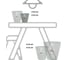 Кашпо для цветов Prosperplast Tubus Beton 28.5 л DTUB400B-422U 3