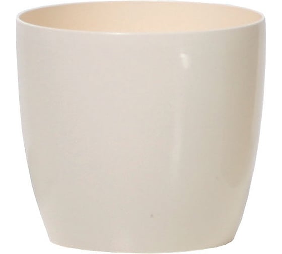 Кашпо для цветов Prosperplast Coubi Round Кремовый 0,5 л DUO090-CY728 1