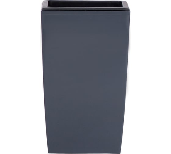 Кашпо для цветов Prosperplast COUBI SQUARE HIGH графит 2 предмета 19 и 30л DUW290-426U