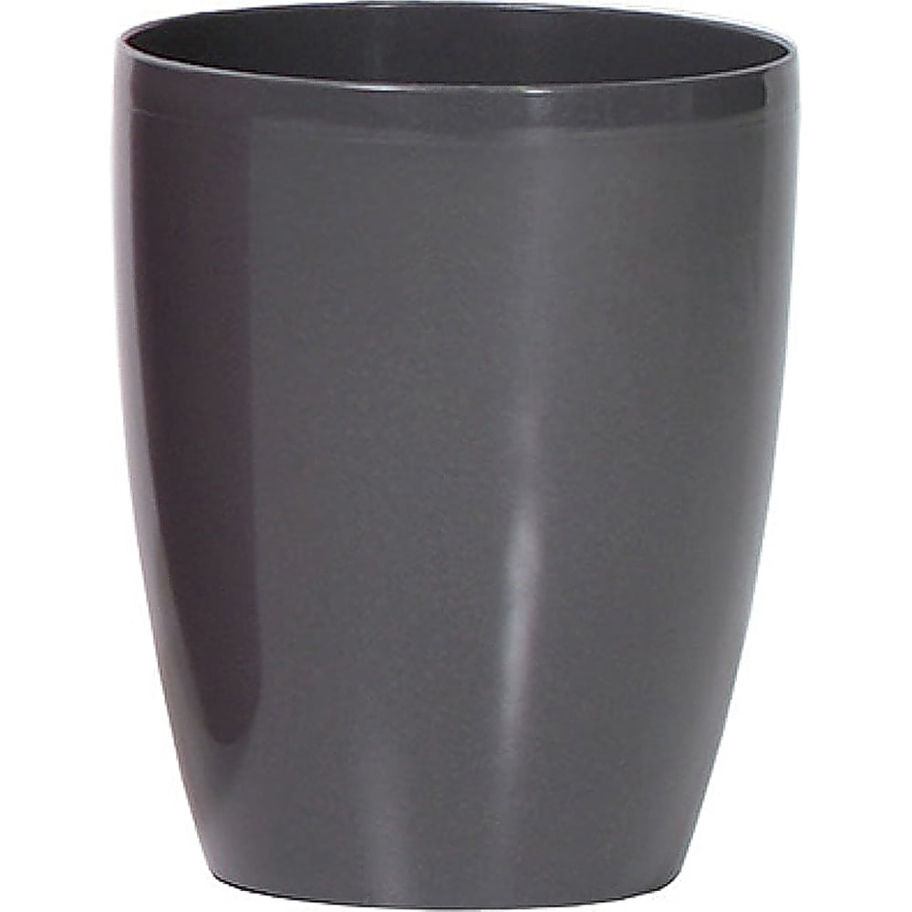 Prosper Plast Vaso Fiori Coubi 18x18x16,5 Cm – Grigio Scuro, In Plastica Riciclata Eco-friendly - 3