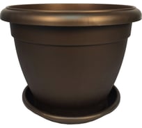 Цветочный горшок Тек-А-Тек Le Jardin 2 d=30, бронза коричневая 1004-7