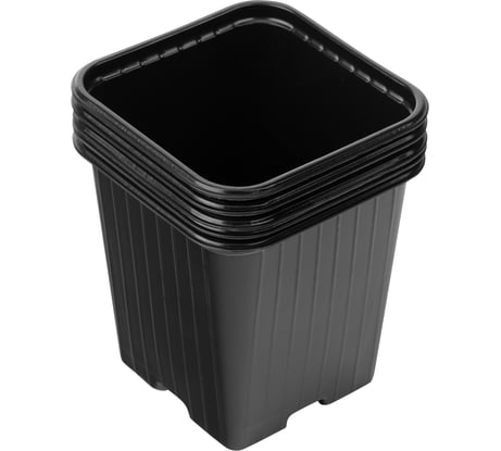 Горшочек для рассады Без бренда 90х90х95 мм полистирол 5 шт. 64340