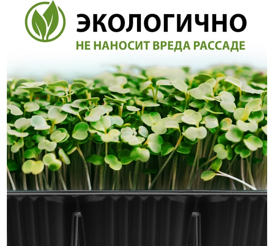 Кассета для рассады Без бренда 180х135х60 мм 9 ячеек полистирол 5 шт. 64347