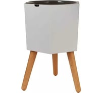 Умный цветочный горшок с автополивом Green Helper в форме шестигранника GZ503