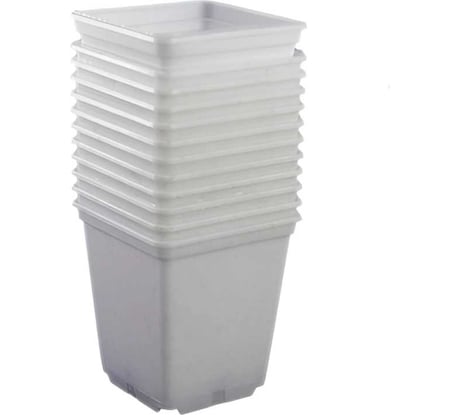 Набор горшков для рассады Ангора 12 шт, по 0.25 л, белый А5520бл