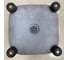 Кашпо на ножкахLAMELA Sp.z o. 242 FRIDA ECO recycled квадрат, 36х36 см, высота 32 см, 29 л, белый, сливной клапан 070626 2
