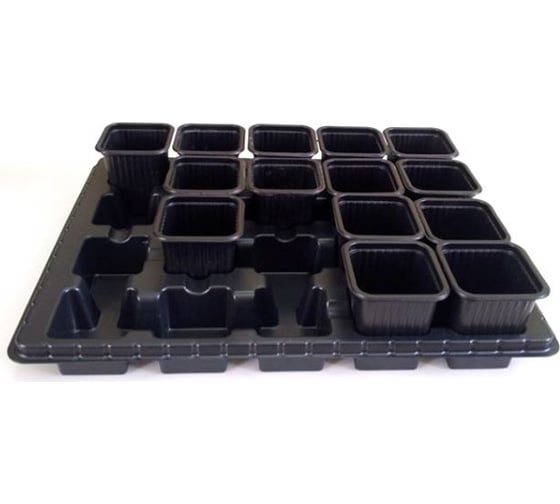 Транспортная кассета (поддон) для горшков PERFECTO LINEA 90x90x95 мм 90200 1