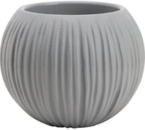 Кашпо bmc КШ-4433 "Сфера Мини" d-12см, h-10см, 0,3 л, Серый 069727