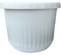 Горшок цветочный ООО "КАМЕНСКХИМВОЛОКНО" 11,5л белый мрамор 36920