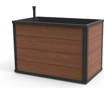 Кашпо-грядка для растений KETER Maple Mobile Urban Garden Bed 88L коричневый 252483
