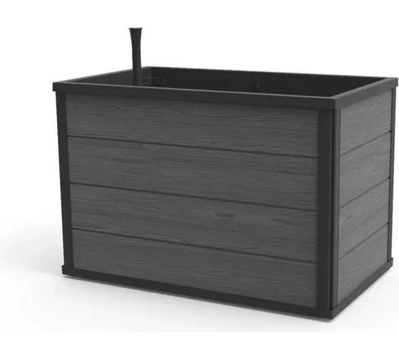 Кашпо-грядка для растений KETER Maple Mobile Urban Garden Bed 88L серый 252482 1