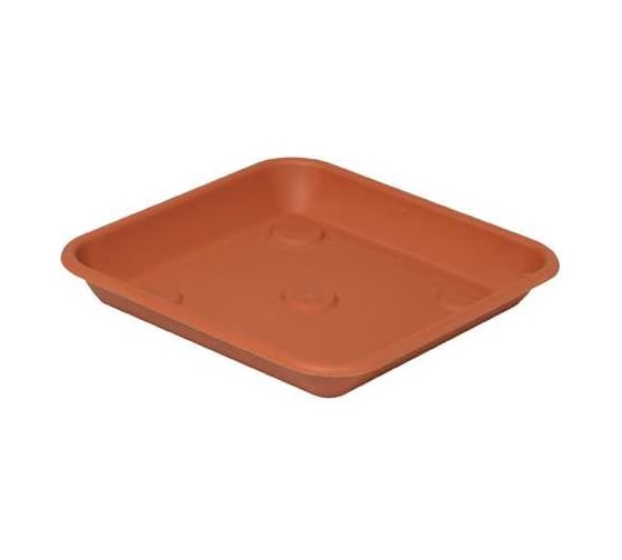Квадратный поддон PLASTECNIC S.p.A. 7105614307 43х43см терра 063440 1