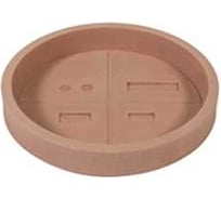 Круглый поддон PLASTECNIC S.p.A. NATURALIA d388мм h56мм бежевый 059736