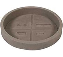 Круглый поддон PLASTECNIC S.p.A. NATURALIA d388мм h56мм кофе 059735