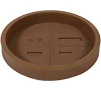 Круглый поддон PLASTECNIC S.p.A. NATURALIA d388мм h56мм медный 059737