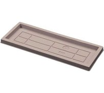 Прямоугольный поддон PLASTECNIC S.p.A. NATURALIA 996мм 388мм h56мм кофе 059711