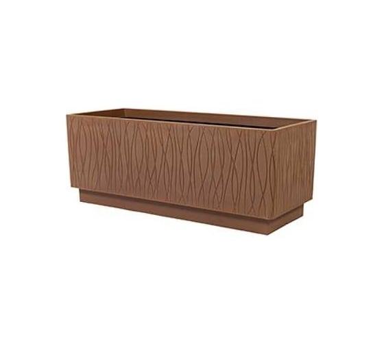 Балконный ящик PLASTECNIC S.p.A. NATURALIA 985 мм, 40 см, h39 см, 138л медный 059702
