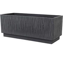 Балконный ящик PLASTECNIC S.p.A. NATURALIA 985мм 40см h39см 138л тем серый 059700