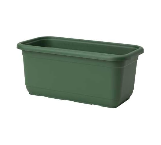 Балконный ящик FormPlastic 5165 079 VENUS ECO RECYCLED 40см 16см h13см 4л тем. зеленый 070757 1