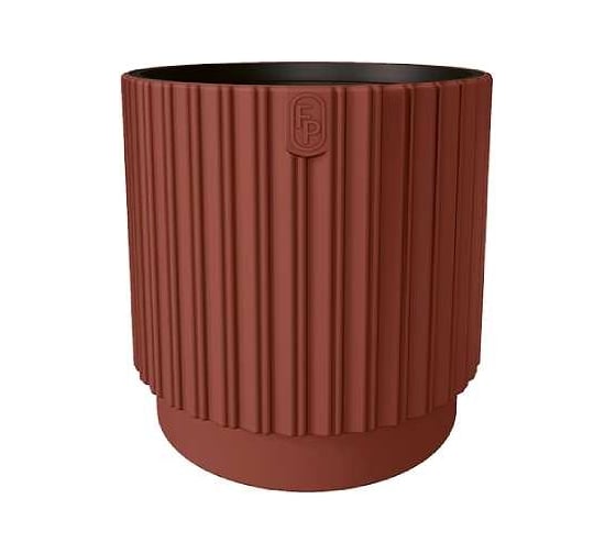 Кашпо FormPlastic 5270 084 MIKA CYLI d29см h30см 17,24/5.5л медь с вкладышем 070699 1
