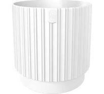 Кашпо FormPlastic 5300 011 MIKA CYLI PETIT ECO RECYCLED d178мм h178мм 3.5л белый 070707