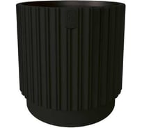 Кашпо FormPlastic 5300 084 MIKA CYLI PETIT ECO RECYCLED d178мм h178мм 3.5л черный 070713