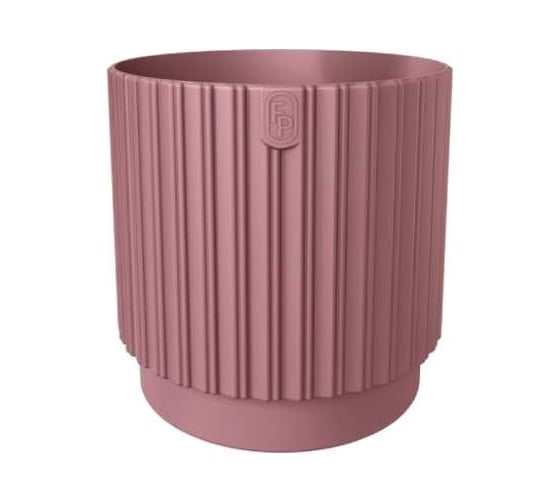 Кашпо FormPlastic 5300 090 MIKA CYLI PETIT ECO RECYCLED d178мм h178мм 3.5л розовый 070714 1