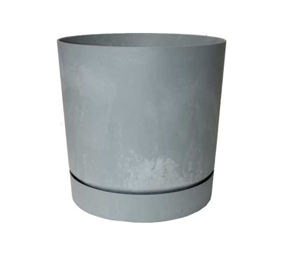 Кашпо с прикрепленным поддоном Prosperplast TUBO P EFFECT d39, h37.5см бетон DPOP400E-422U 070168